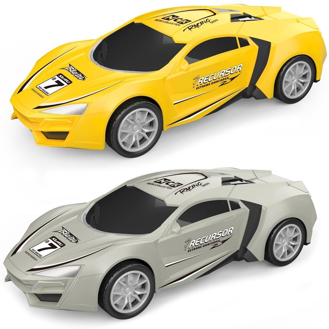 Racing Car Precursor Extreme Challenge - Yellow-Gray
