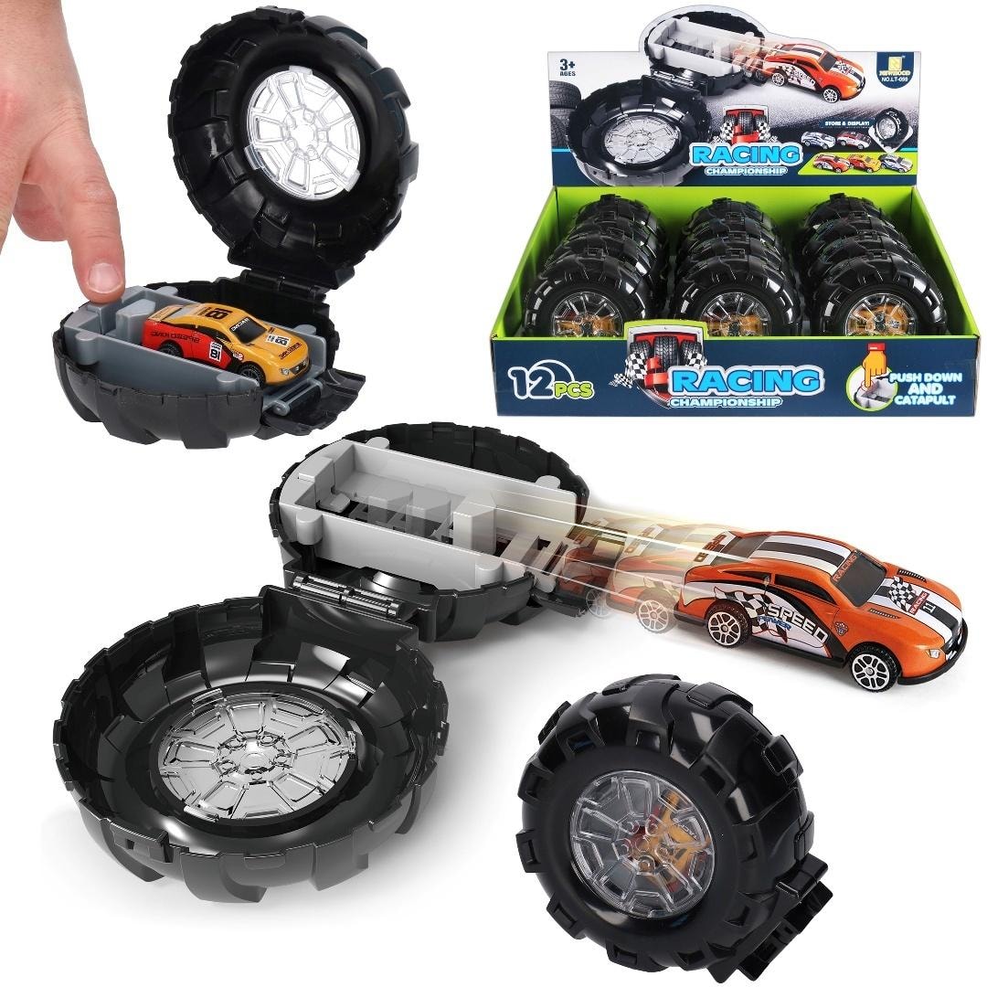 Racing Championship Car - Launcher in the shape of a tire