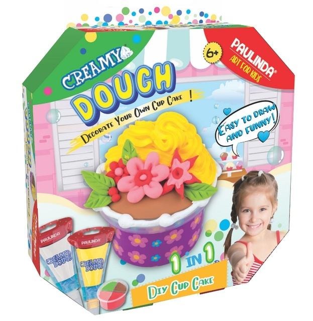 Paulinda Cupcake with creamy dough - creative set for kids