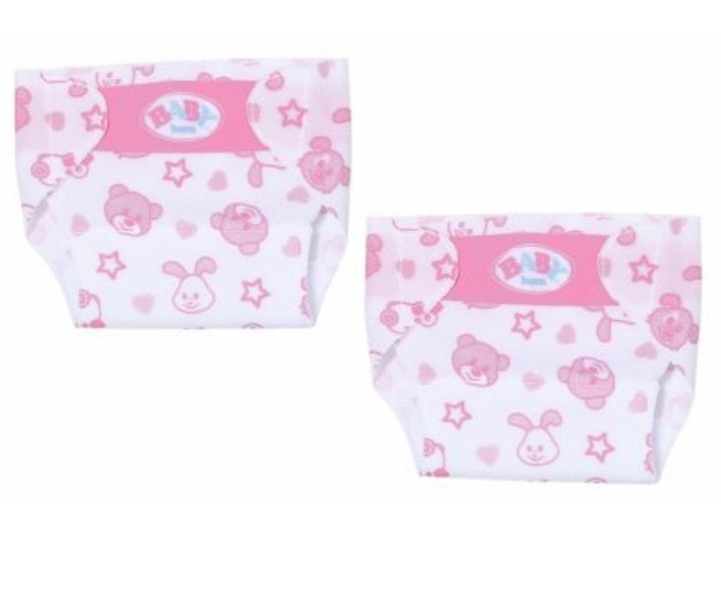 Baby Born Diapers for doll - soft and cute 2 pieces