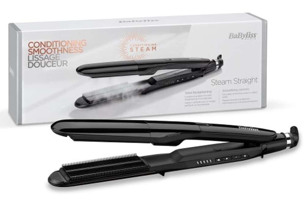 BaByliss ST492E - Steam Hair Straightener - Black