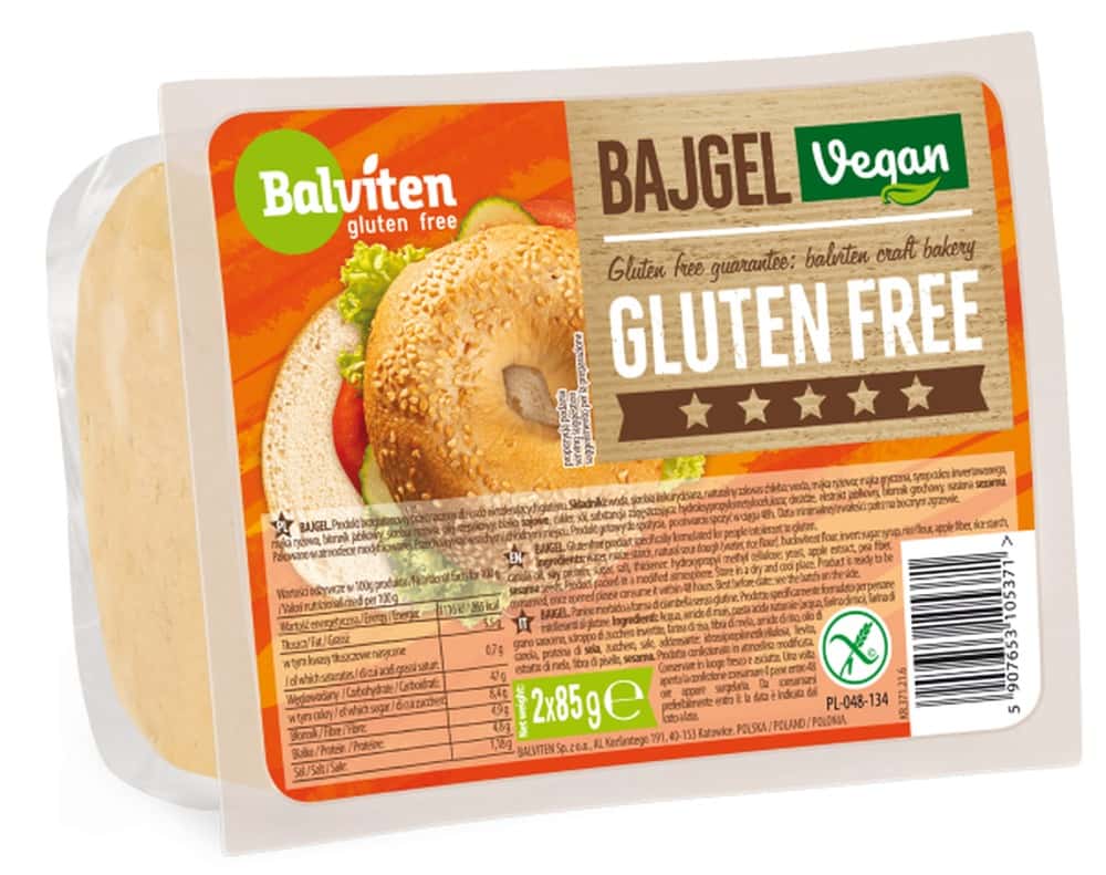BAL Wheat Bagel with Gluten - perfect for breakfast 170g