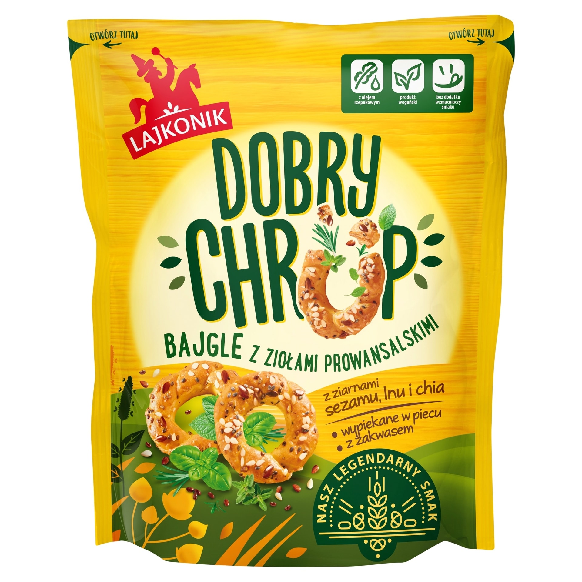 Lajkonik DCH Bagels Herbs 110g - crispy snack