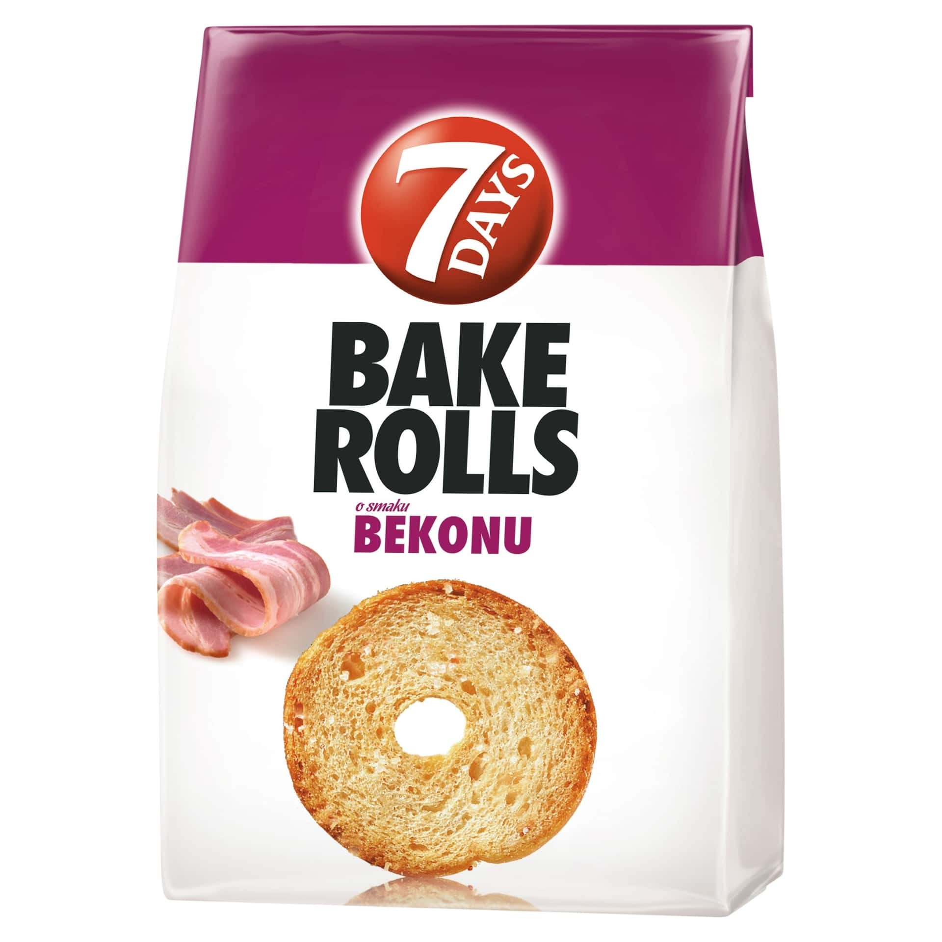 7 Days Bake Rolls Bacon - Crispy snack with bacon flavor