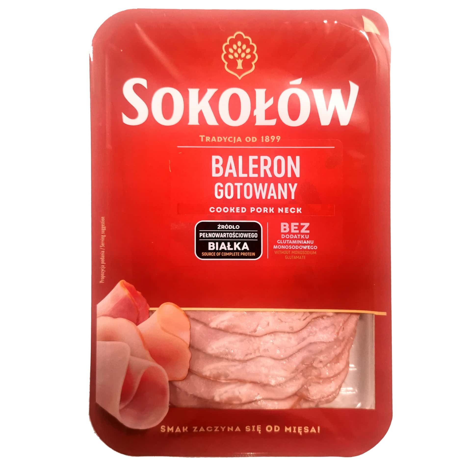 SOK.BALERON Cooked Pork Belly - perfect for sandwiches 100g