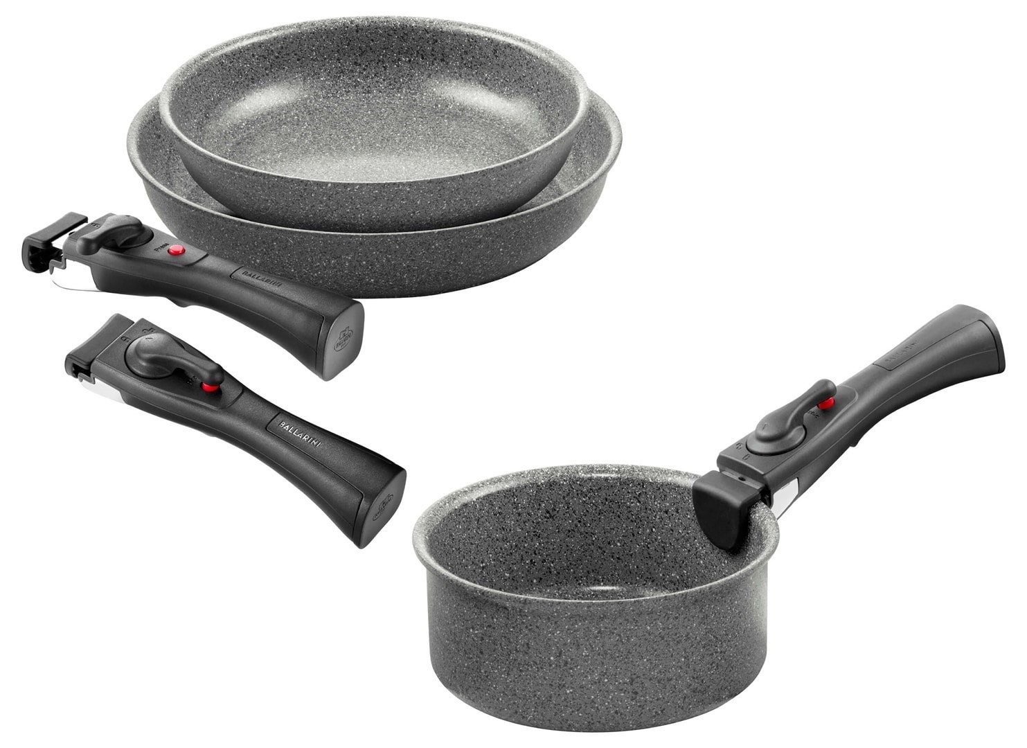 BALLARINI TORRE Pan and Saucepan Set - Ideal for any kitchen