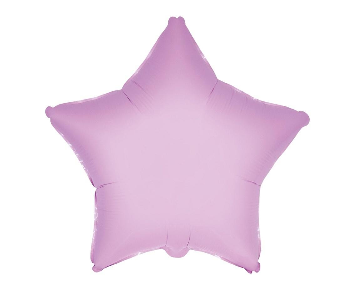 Flexmetal Foil balloon Star pink delicate 46 cm - perfect for birthdays