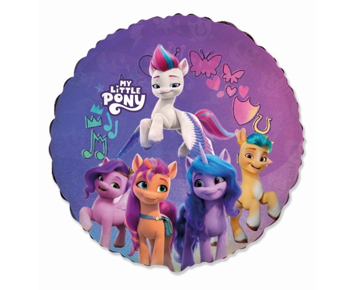 Flexmetal Foil balloon My Little Pony - round, colorful, 46 cm