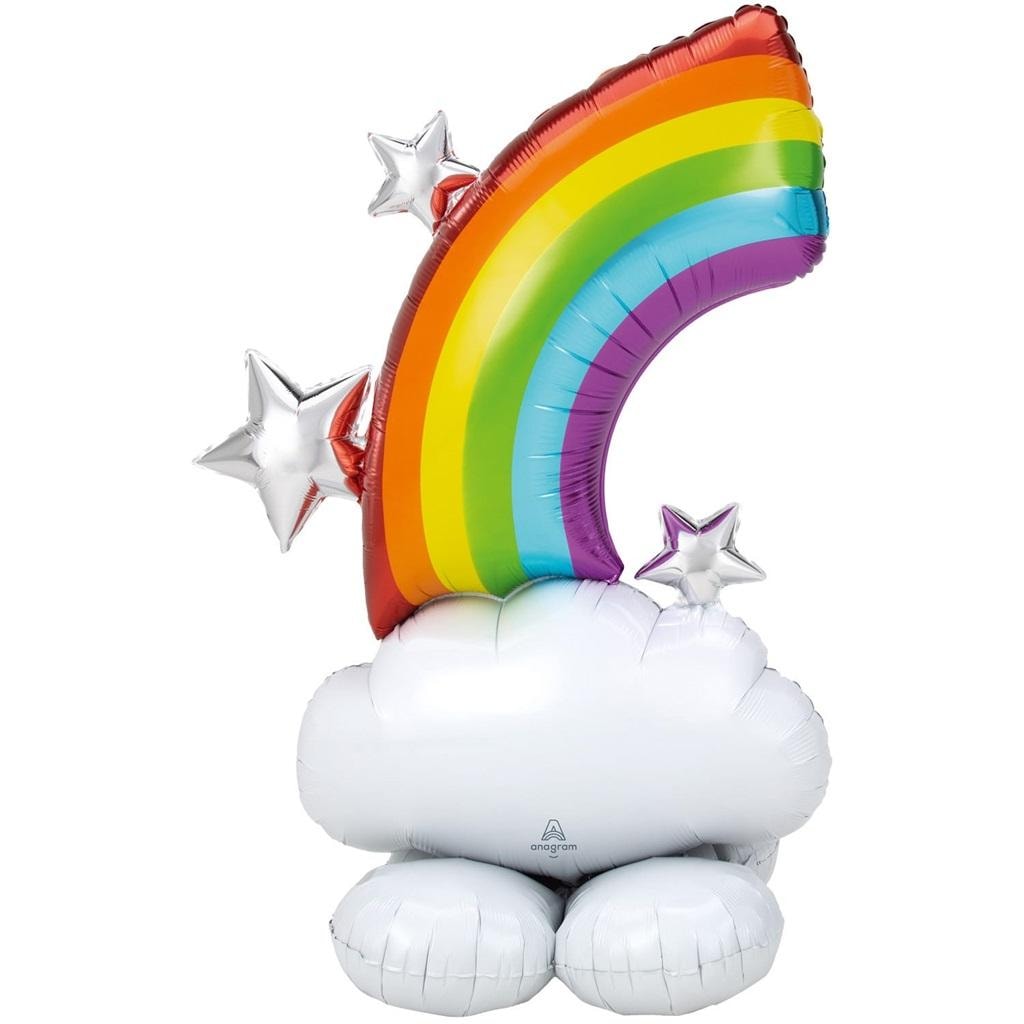 AirLoonz Foil Balloon Rainbow 132x91cm - add color to the party!