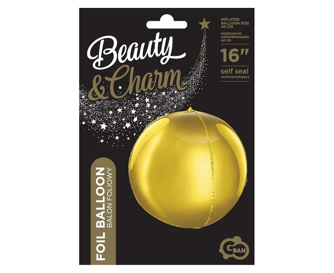 Godan Foil balloon ball gold 40 cm - perfect for any party