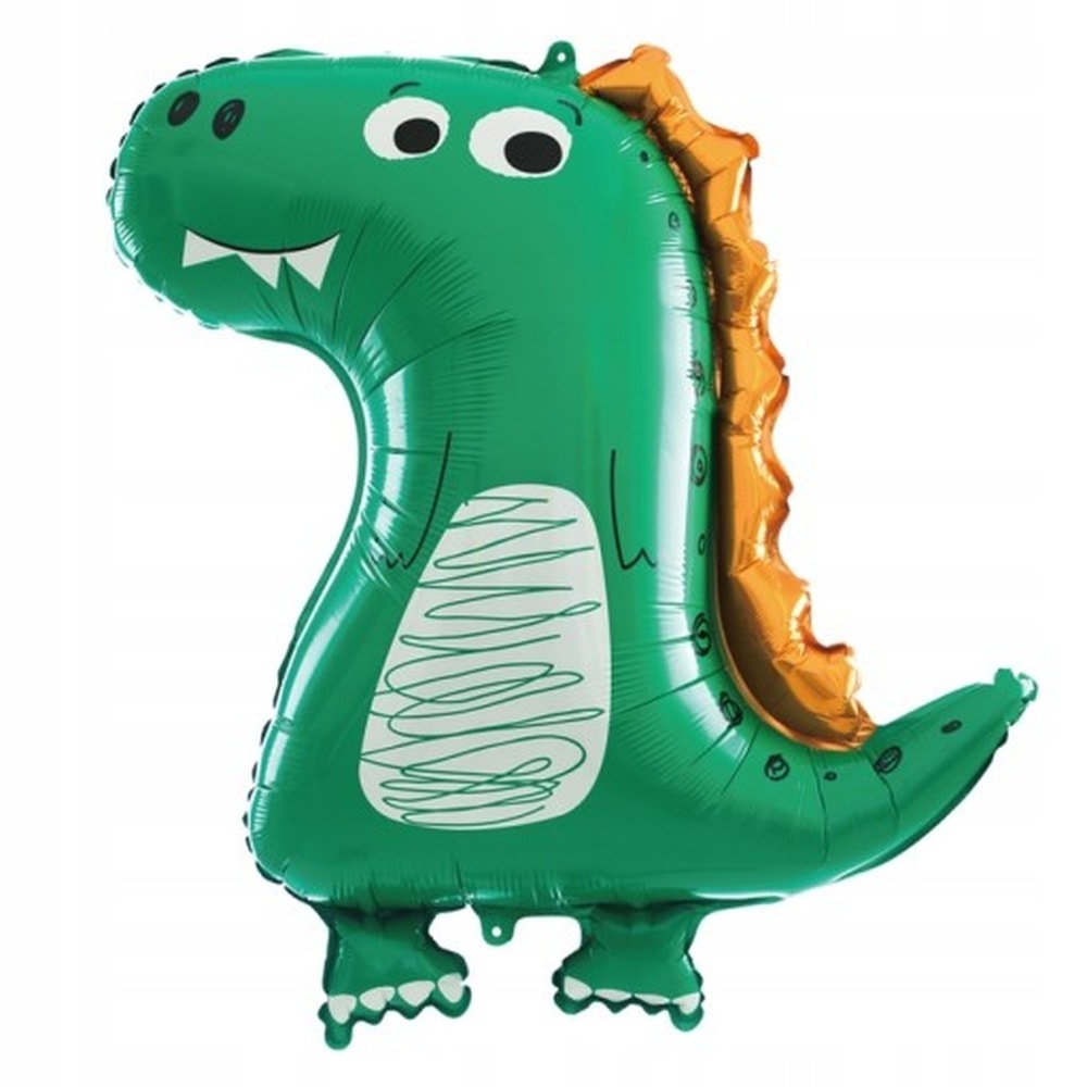 Godan Foil balloon dinosaur cartoon - perfect for birthdays