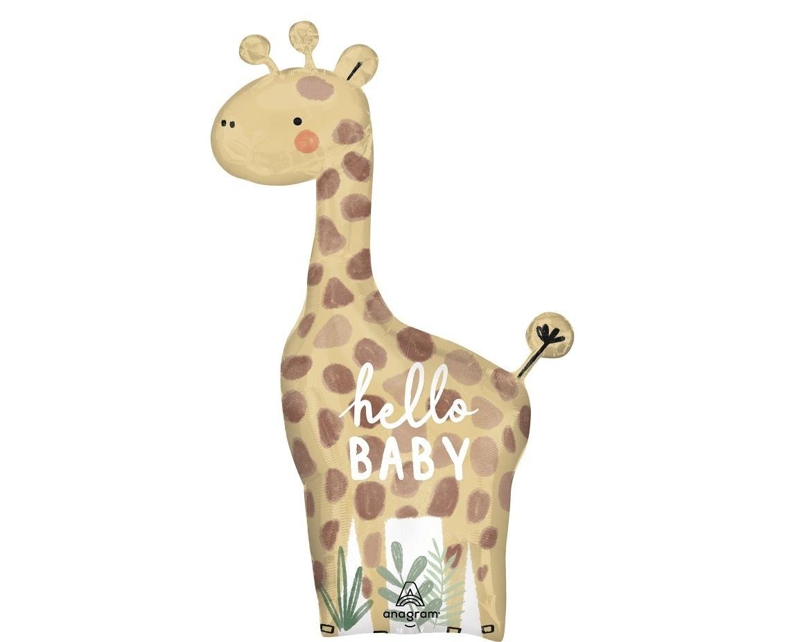 Anagram Foil balloon giraffe - perfect for a party
