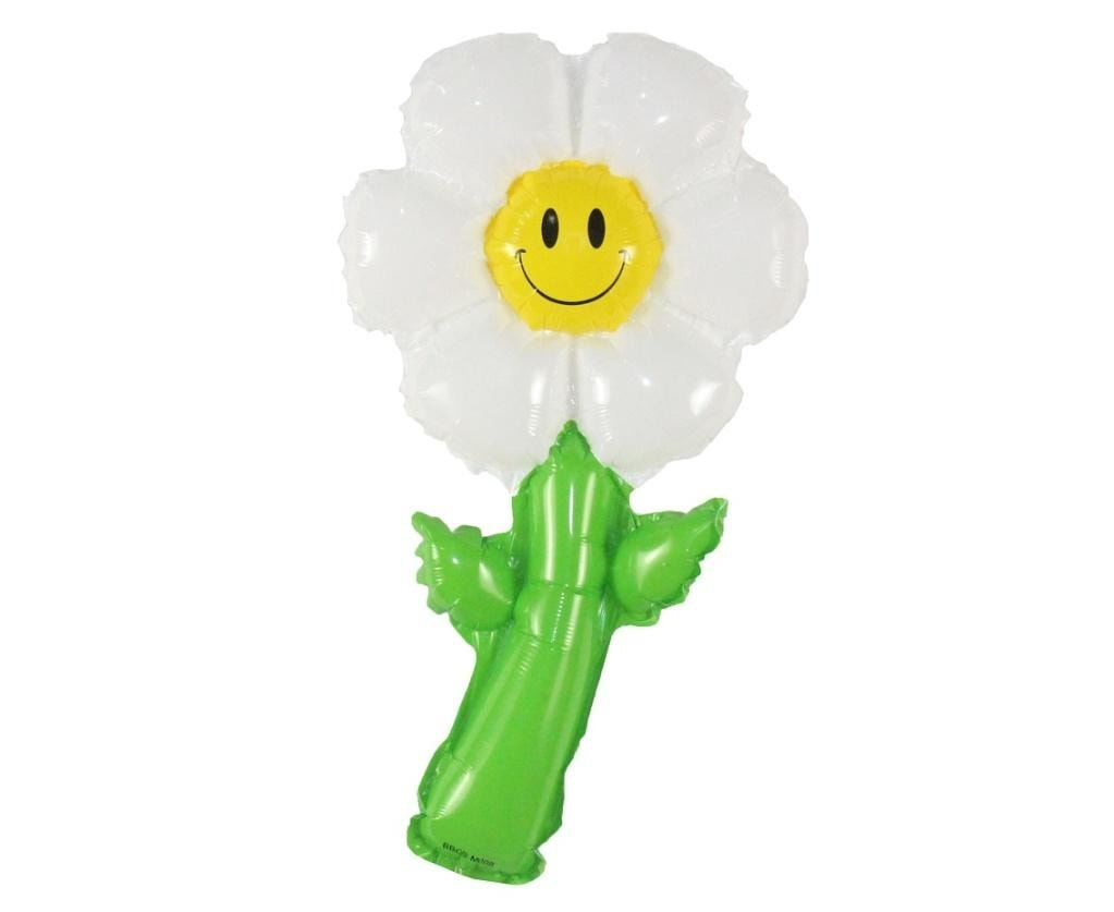 GoDan Foil balloon daisy flower 19x38cm - perfect for parties