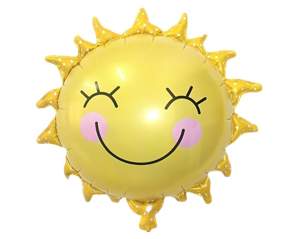 Godan S.A. Foil balloon Sun - yellow, cheerful addition for every occasion