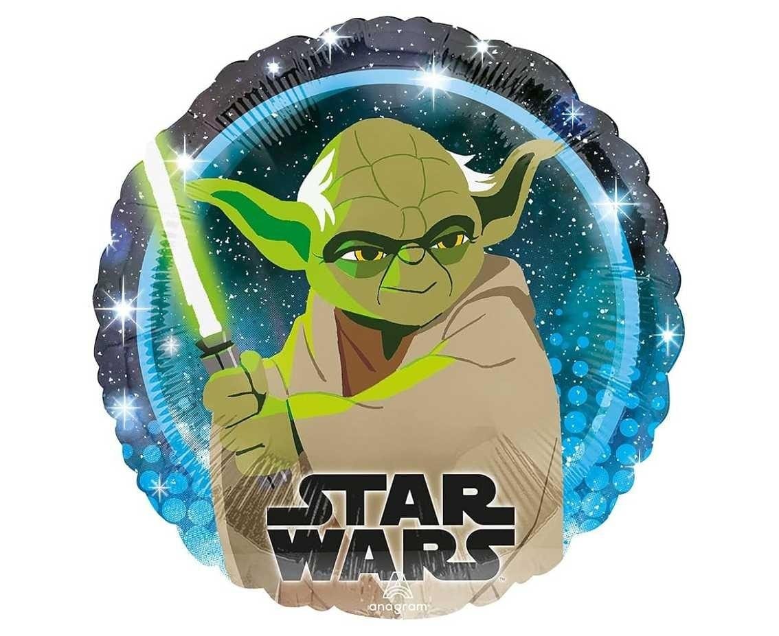 Anagram Foil balloon Star Wars Yoda 46 cm - perfect for a party
