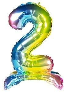 Foil balloon standing 2 40cm - perfect as a gift