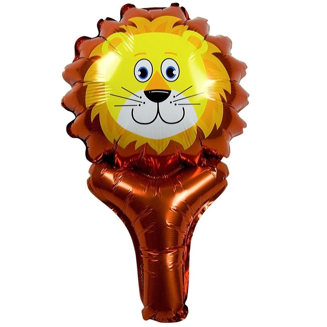 Arpex Foil balloon animal lion with handle - perfect for kids parties