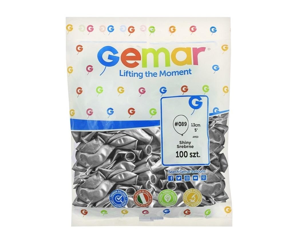Gemar Shiny champagne balloons 13 cm 100 pieces - perfect for a party