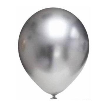Penword Chrome Balloons Silver 30.5 cm - 10 pieces ideal for parties