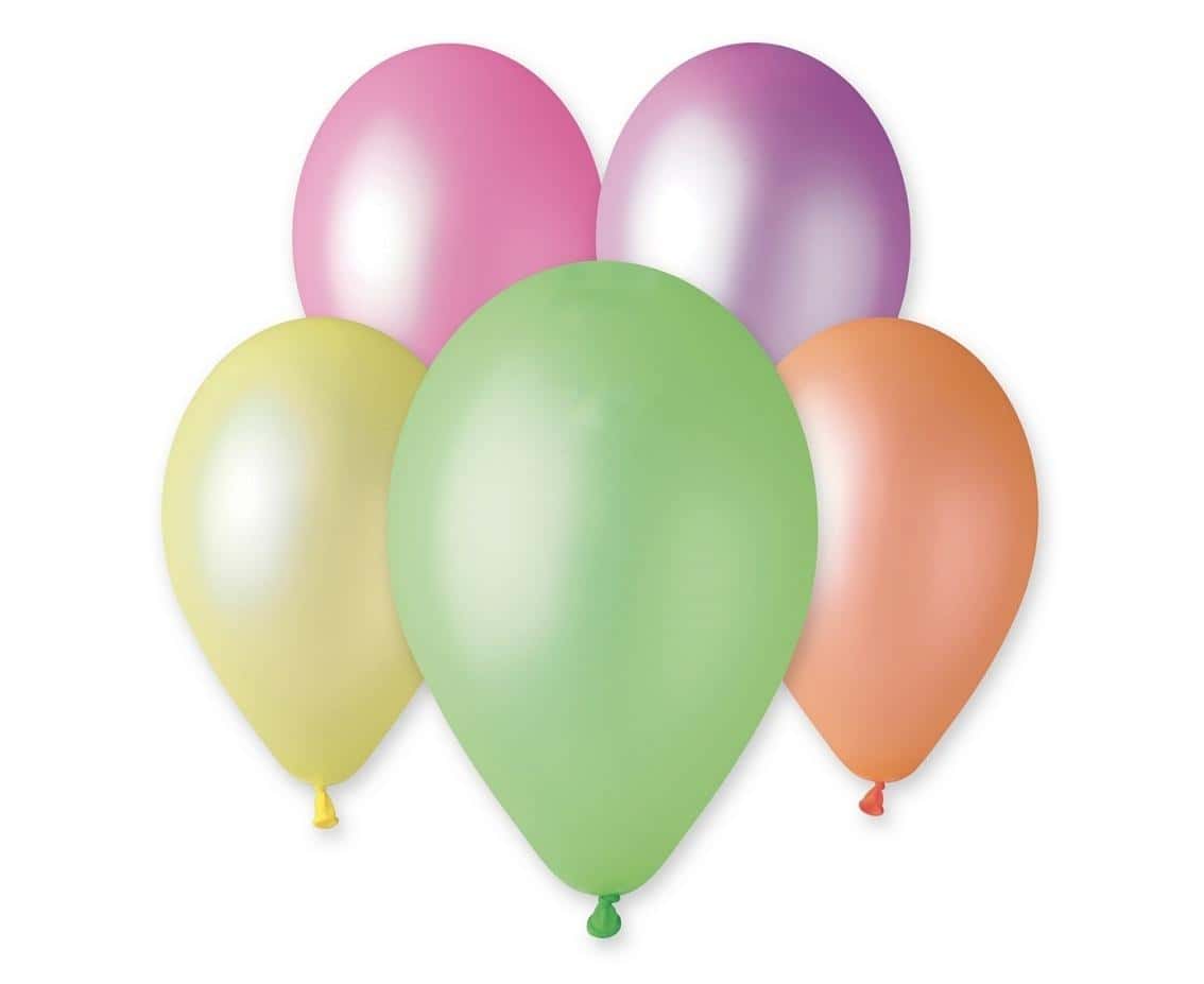 Gemar Fluorine Latex Balloons 33 cm 50 pieces - perfect for parties