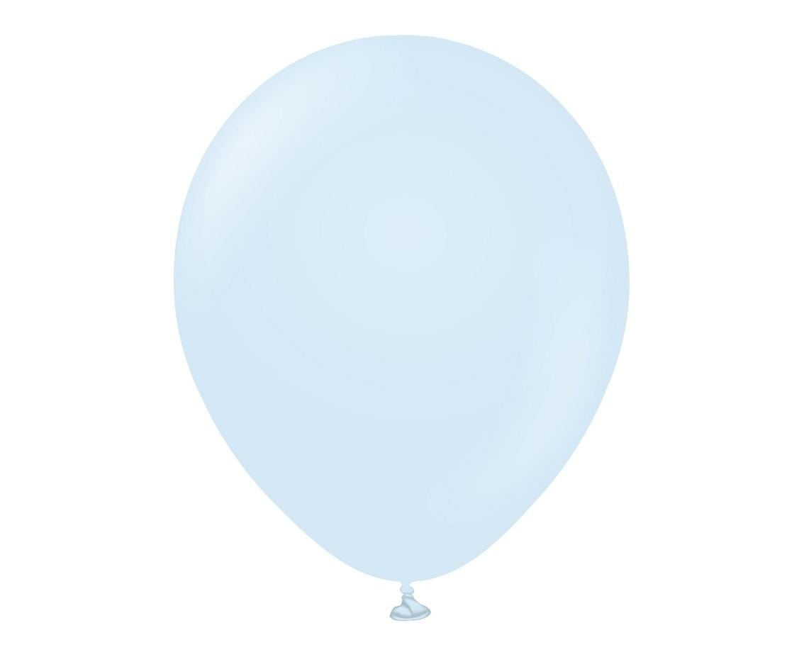 Kalisan Macaron Balloons Baby Blue 46 cm - 25 pieces ideal for baby showers