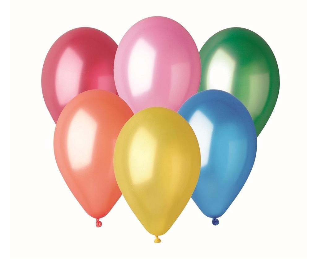 Godan Metallic balloons multicolored 33 cm 50 pieces - perfect for parties
