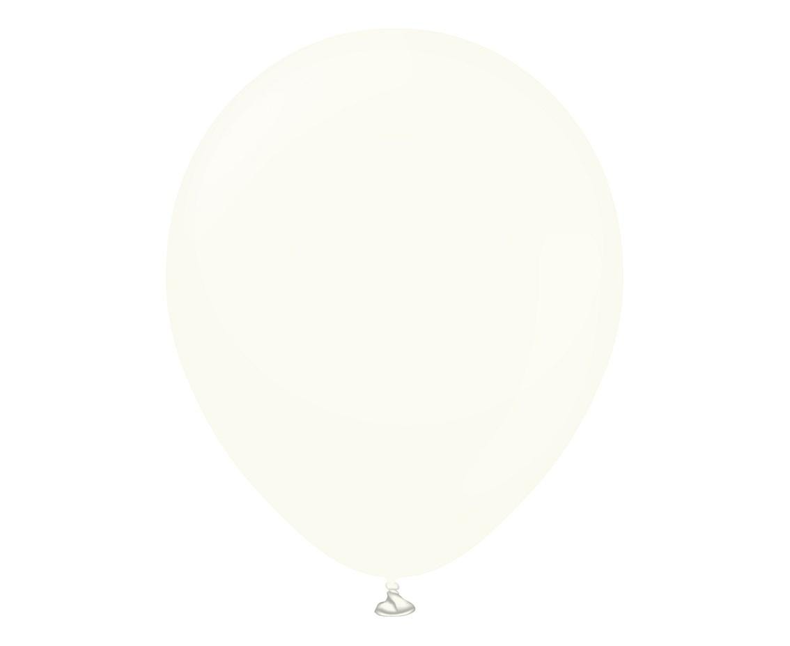 Kalisan Balloons Retro White - Matte, muted, 30 cm, 100 pieces