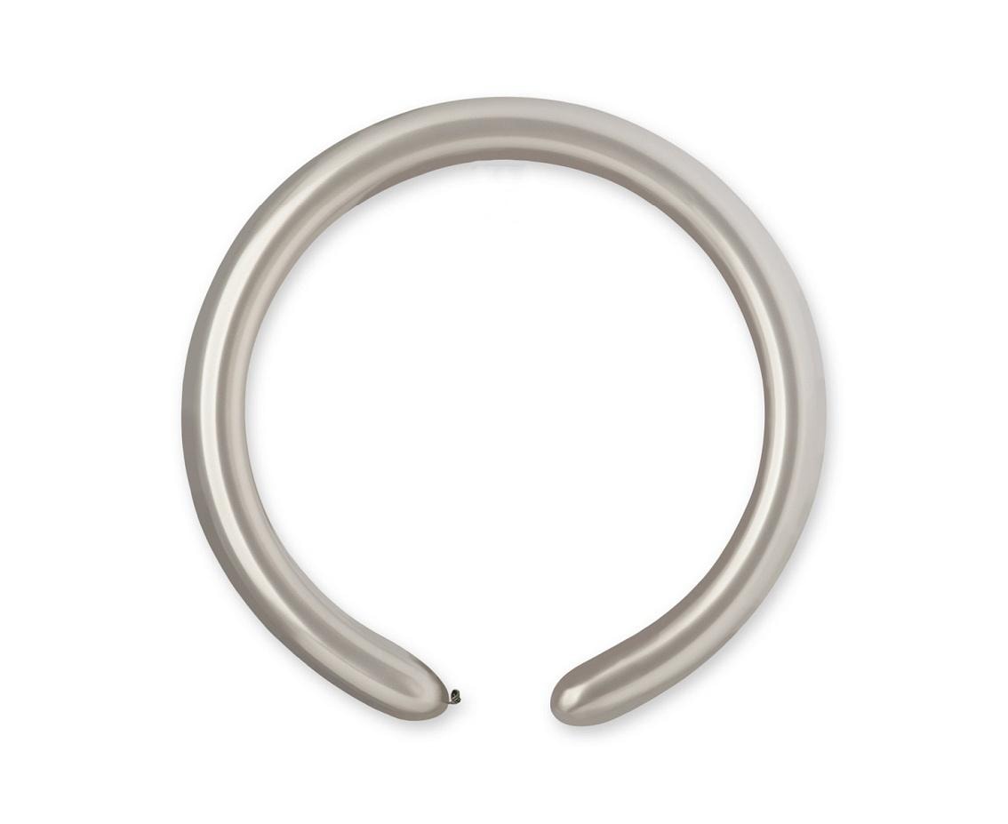 Gemar Modelling Balloons Silver - 100 pieces of creative fun