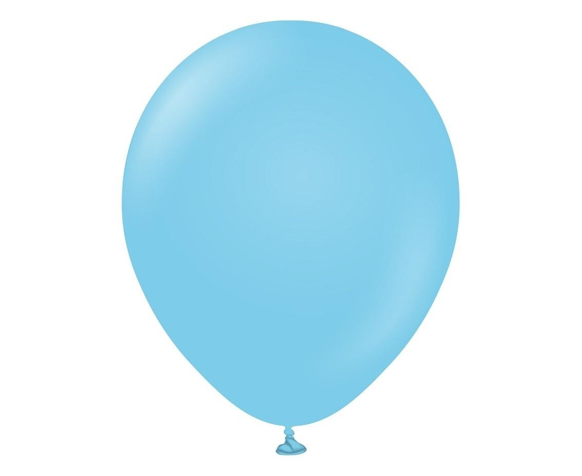 Kalisan Pastel Balloons Light Blue 30 cm 100 Pieces - ideal for baby showers