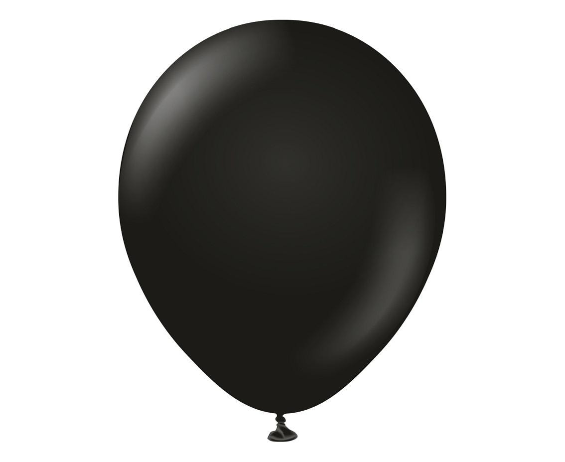 Kalisan Pastel Balloons Black 30 cm 100 pieces - perfect for any occasion