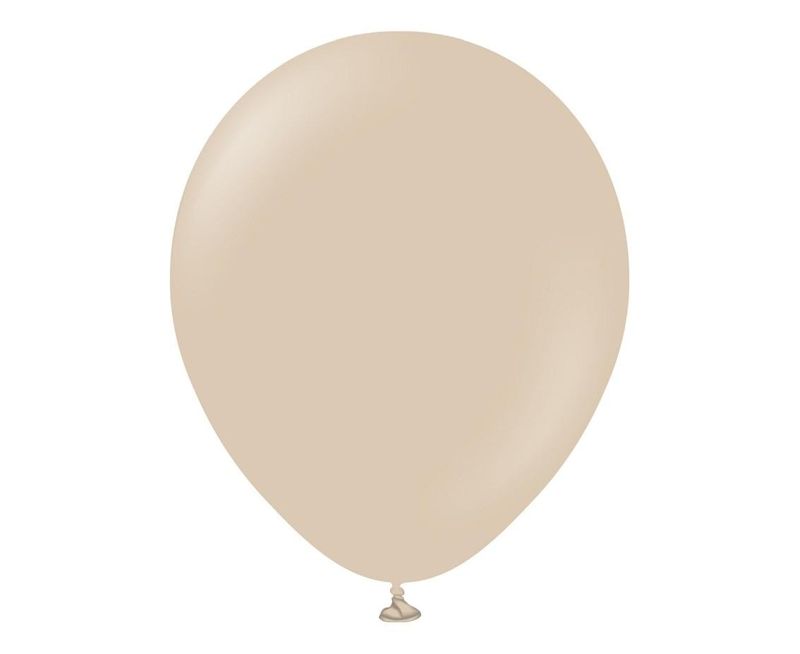 Kalisan Pastel Balloons Hazelnut 30 cm 100 pieces - perfect for parties