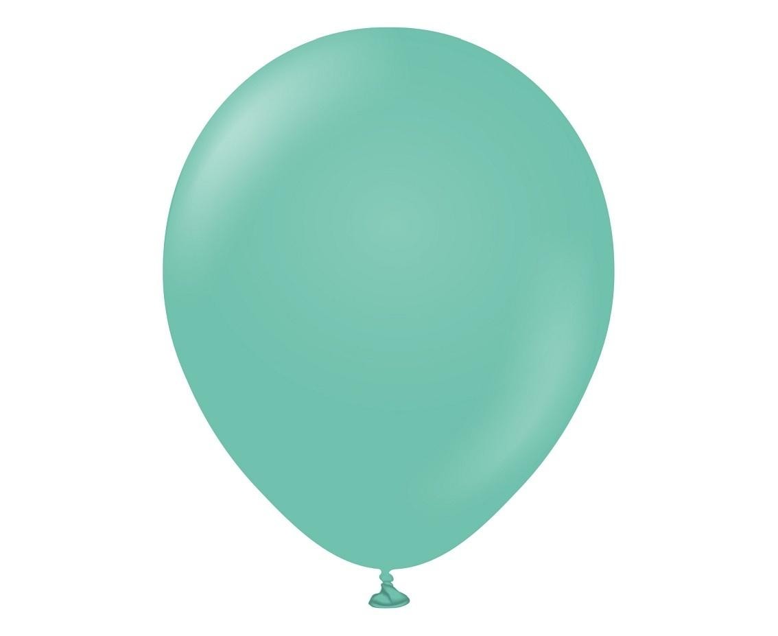 Kalisan Pastel Balloons Sea Green - 100 pieces perfect for any occasion