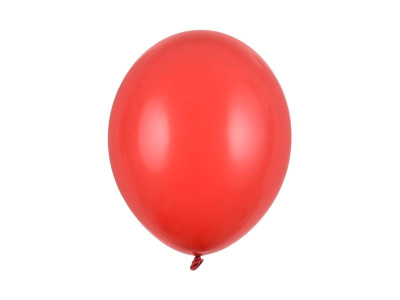 PartyDeco Balloons Strong Pastel Poppy Red 30 cm 10 pieces - perfect for any occasion