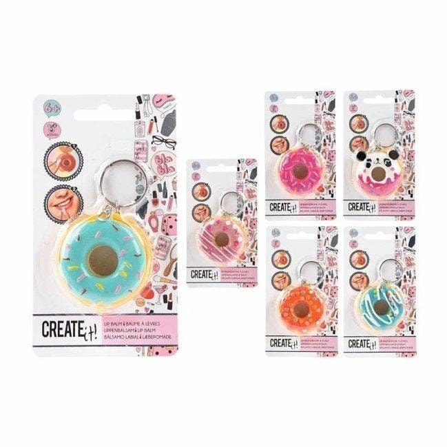 Create It! Donut keychain with lip gloss - color mix