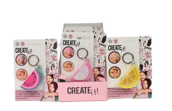 Create It! Lip balm in keychain mix designs