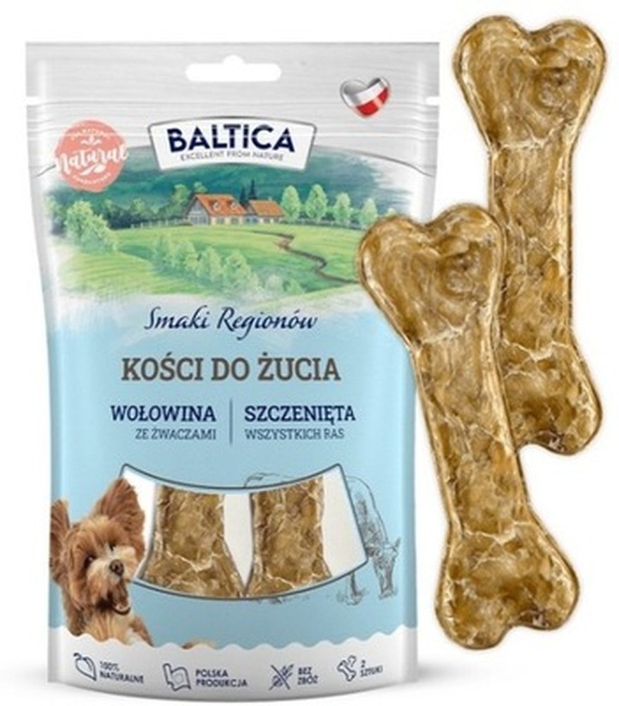 Baltica Excellent - Puppy Snack Bone Beef & Salmon 2 pieces