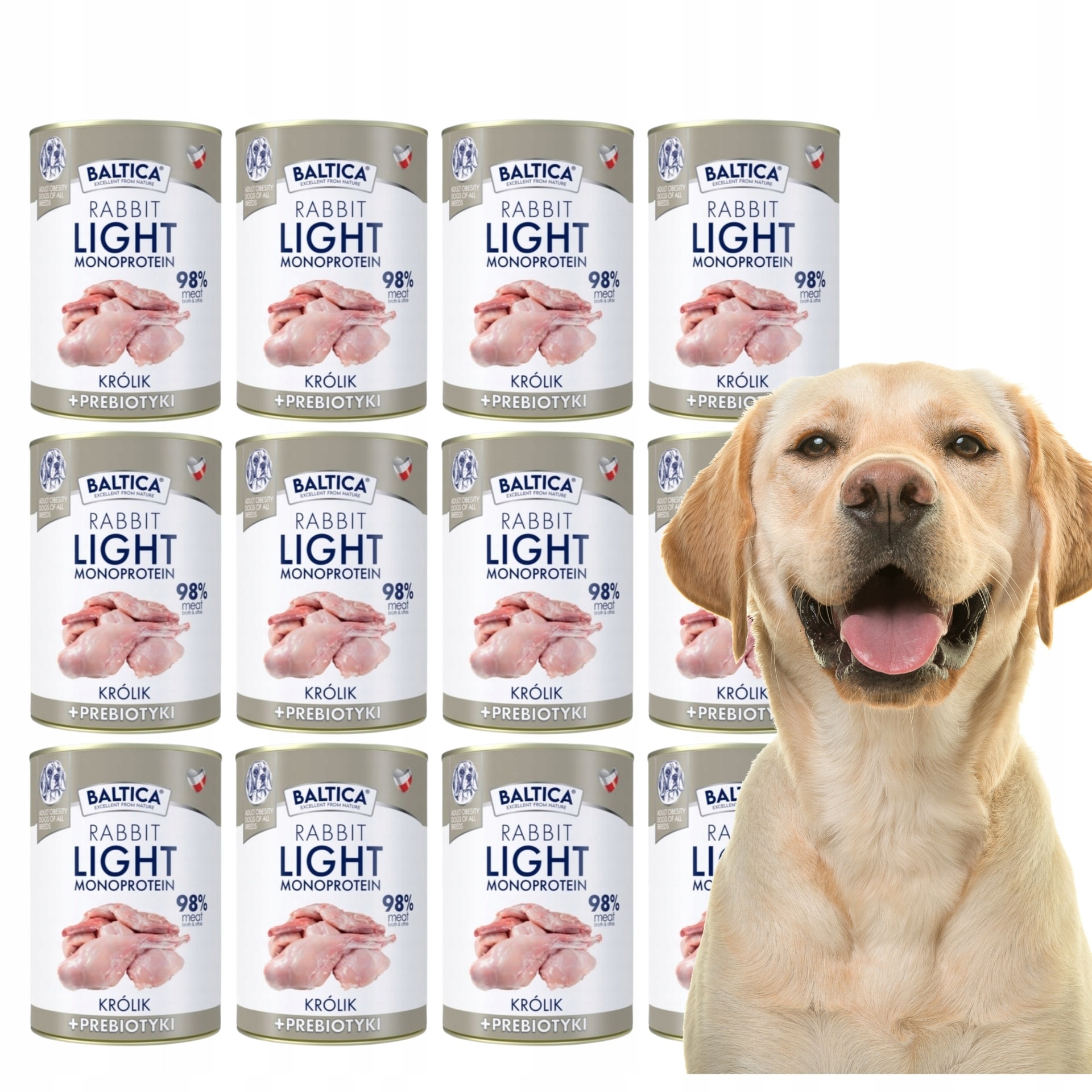 Baltica Nutra Rabbit Light - Rabbit food with reduced fat content 400g