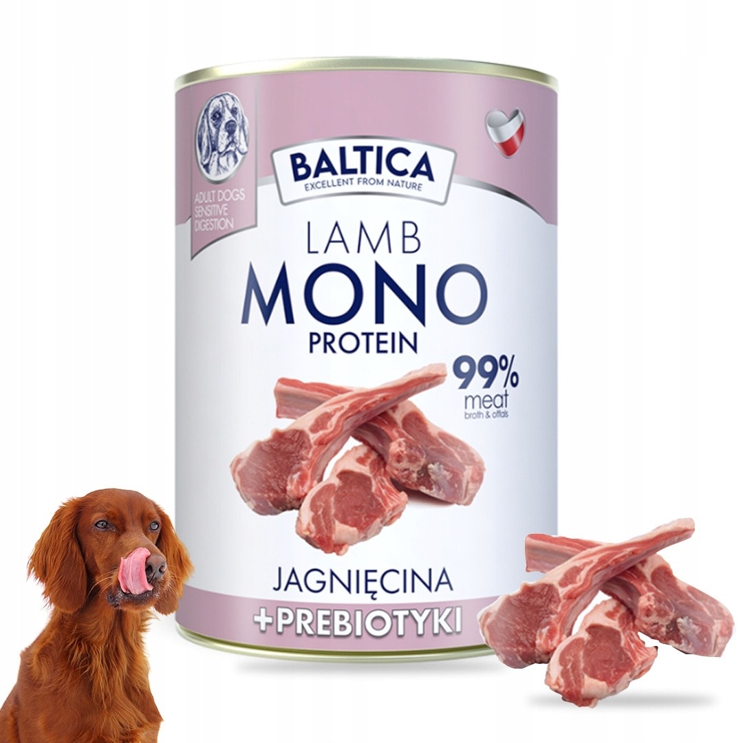 Baltica Nutraceutic Lamb 99% & prebiotics - dog food with lamb 400g