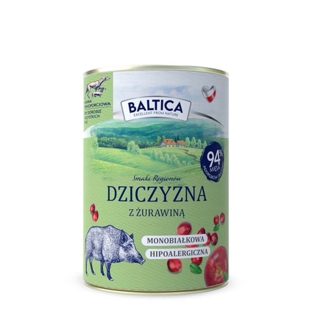 Baltica Tastes of Regions - Venison with cranberries 400g - Unique taste of nature