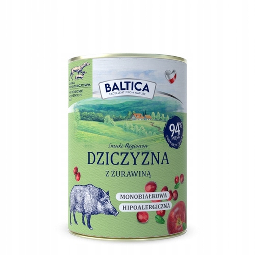 Baltica Tastes of Regions - Venison with cranberries 400g - Unique taste of nature
