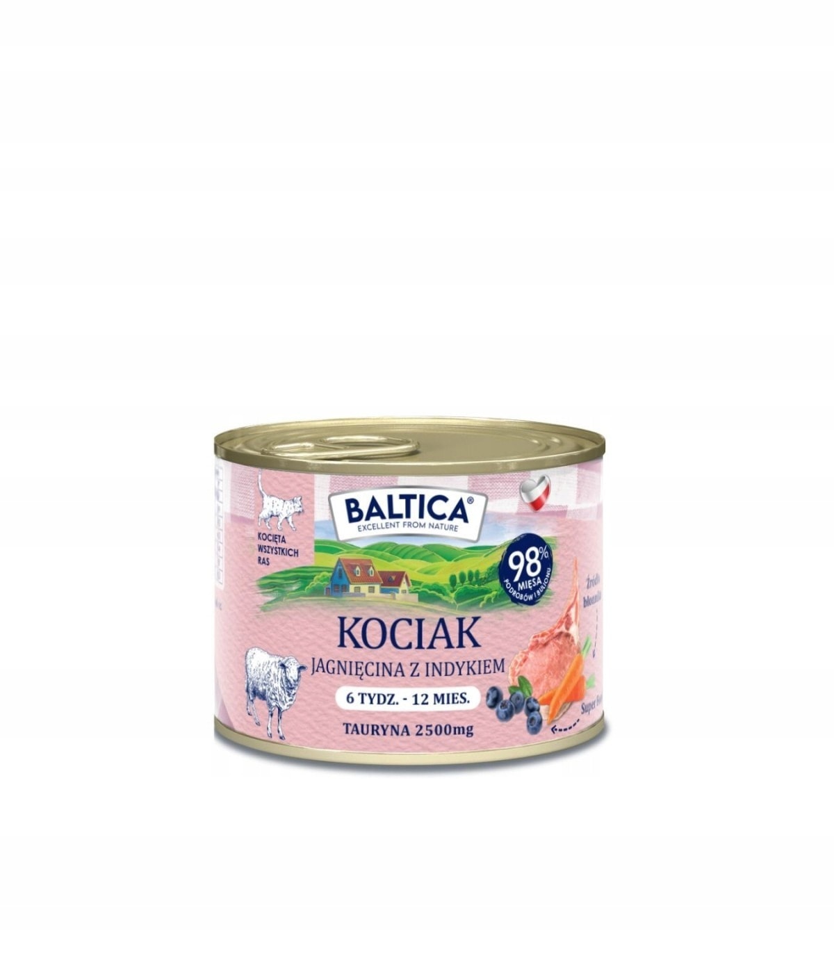Baltica Smaki Regionów Kitten Lamb with Turkey - Kitten Food 185g