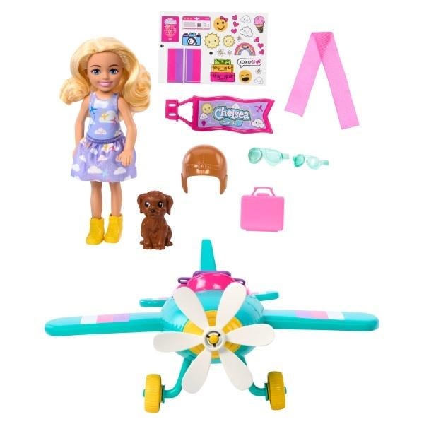 Barbie Chelsea You Can Be - Airplane Set with Doll