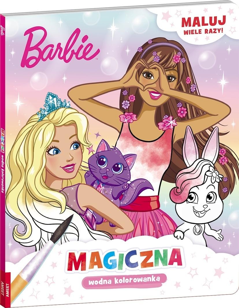 Mattel Barbie Dreamtopia - Magic Water Coloring Book for Kids