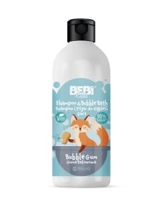 BEBI Bubble 2in1 Shampoo and Bath Wash 500ml - gentle care for kids