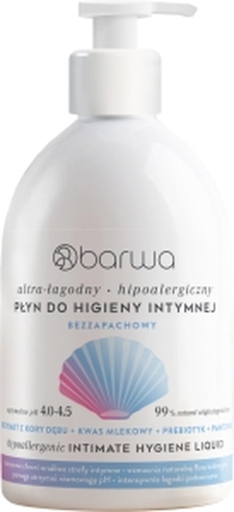 Barwa Hygienic Intimate Hygiene Liquid Oak Bark 500ml - gentle care