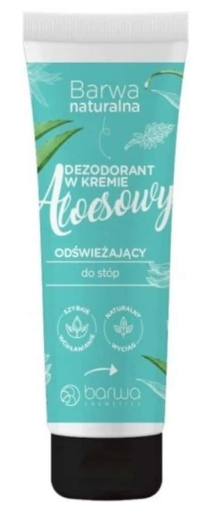 Barwa Natural Refreshing Foot Deodorant - Aloe Vera Cream for Your Feet