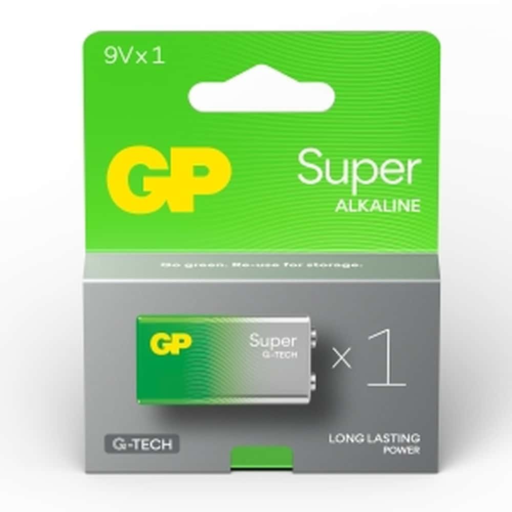 GP Super Alkaline Battery 9V - reliable power source