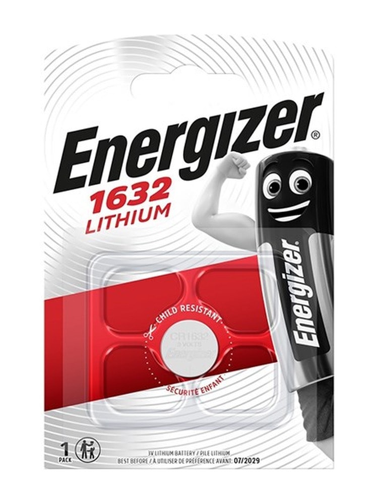Energizer Lithium Battery CR1632 3V - Long-lasting power for your devices