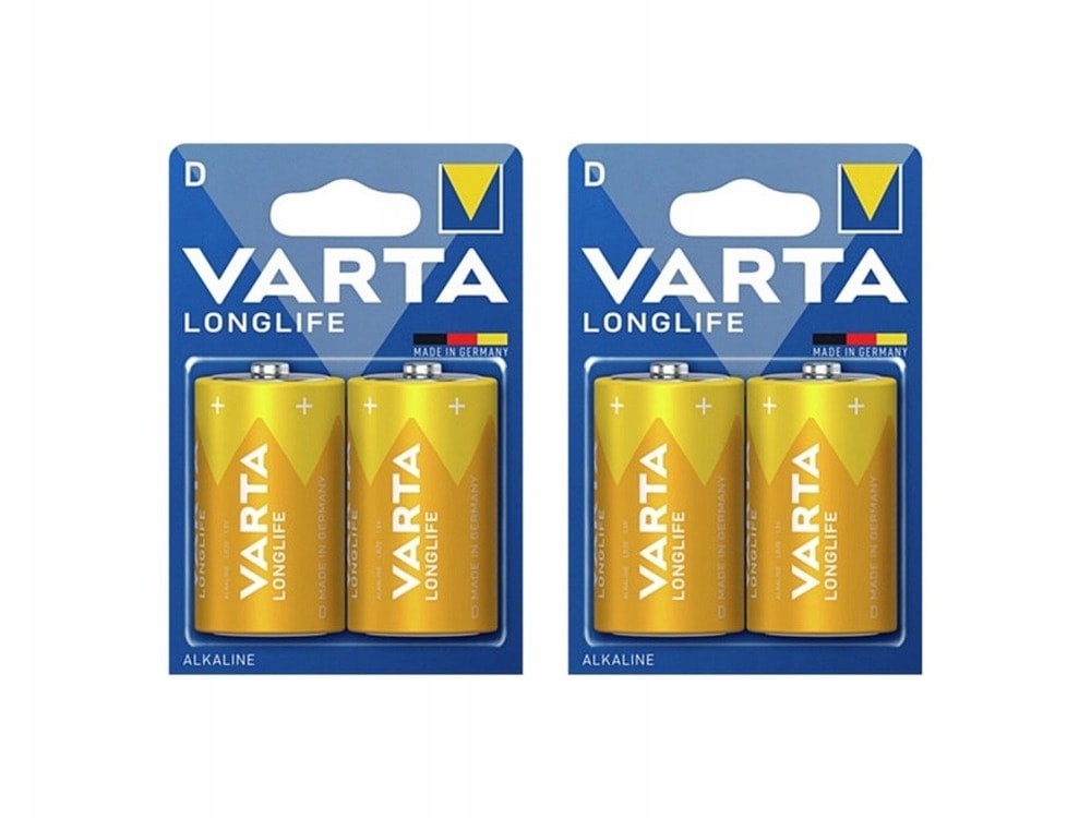 Varta Longlife D LR20 - Alkaline Batteries 2 pieces