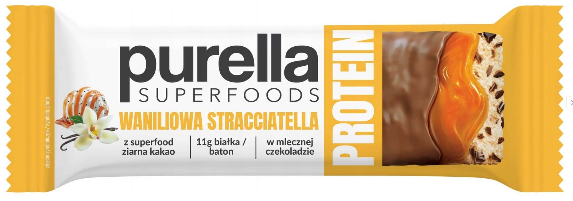 Purella protein bar vanilla - ideal snack after workout